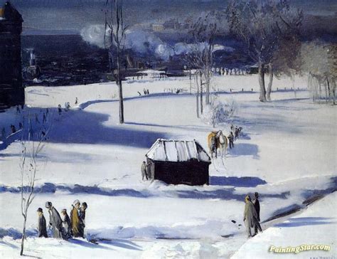 Blue Snow The Battery Artwork By George Wesley Bellows