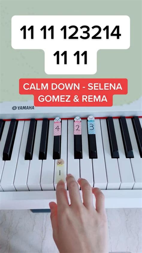 Calm Down Selena Gomez And Rema Piano Tutorial Easypianotutorial