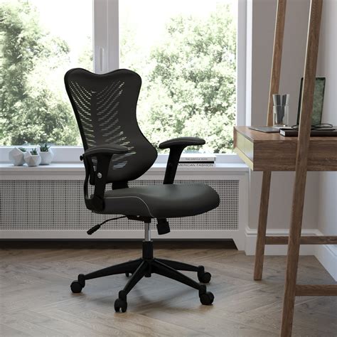 Flash Furniture High Back Designer Black Mesh Executive Swivel Ergonomic Office Chair With