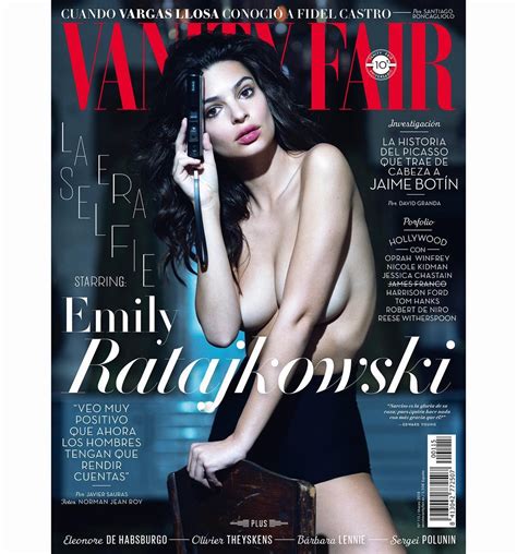 Emily Ratajkowski Surge Sensual Em Topless Na Capa Da Vanity Fair