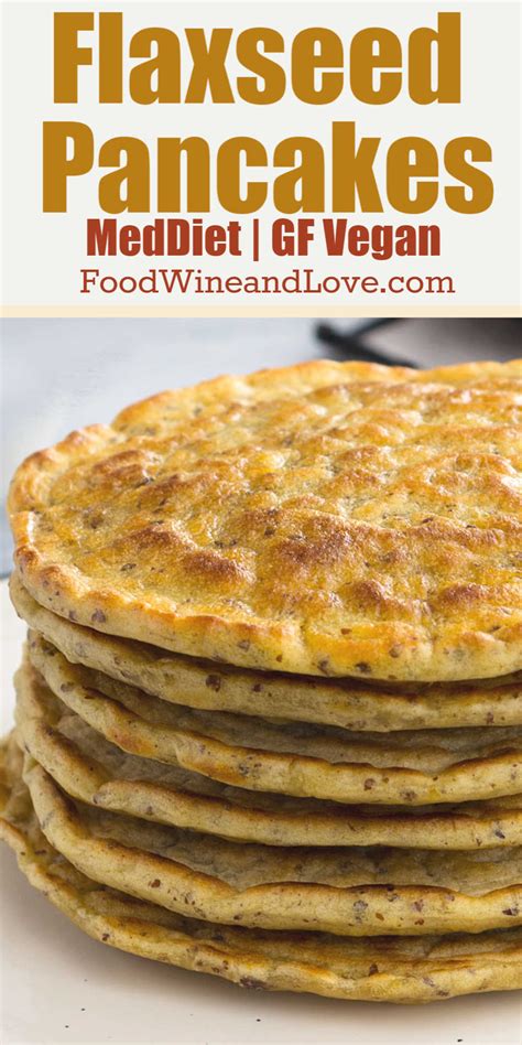 Yummy Flaxseed Pancakes Meddiet Gf Vegan Flax Seed Pancakes Healthy