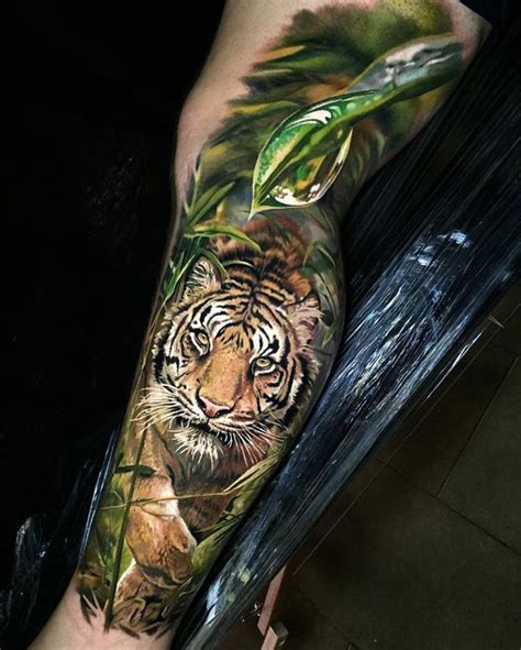 Thigh Tattoos Tiger Tattoos And More Jungles Tigers The O Jays