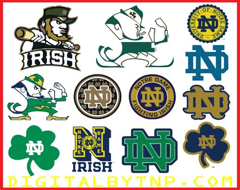 Notre Dame Fighting Irish Svg Ncaa Svg T Shirt Design Cut Files