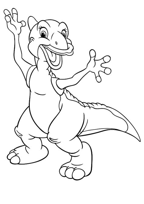 Kleurplaat Dinosaurus 3812