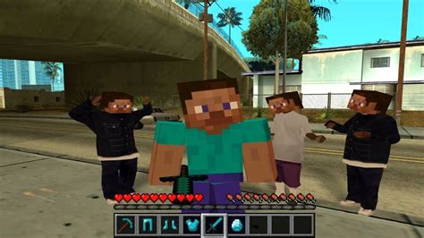 Minecraft But Its Gta San Andreas Youtube