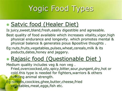 Yogic Diet