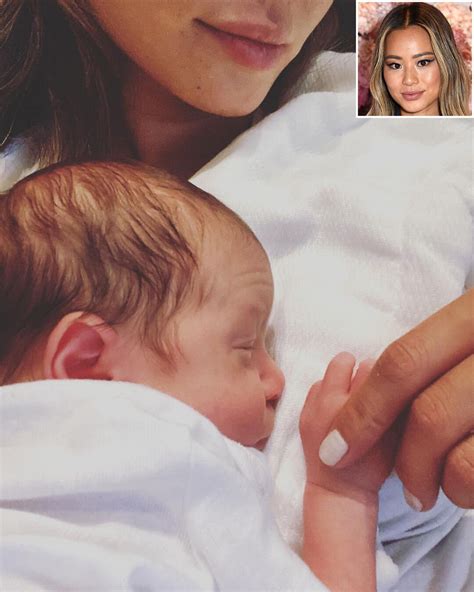 Jamie Chung Shares Sweet Photo Cuddling With One Of Her Babies After