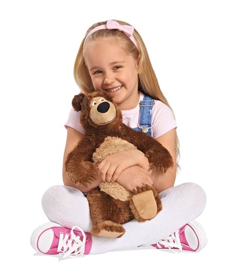 Masha And The Bear 23cm Doll With 43cm Soft Toy Bear Twin Pack Buy Online In India At Desertcart