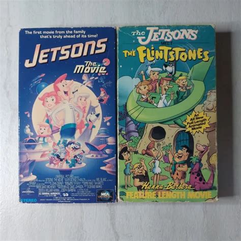 The Jetsons Meet The Flintstones Jetson The Movie Vhs Warner Bros Rare Picclick