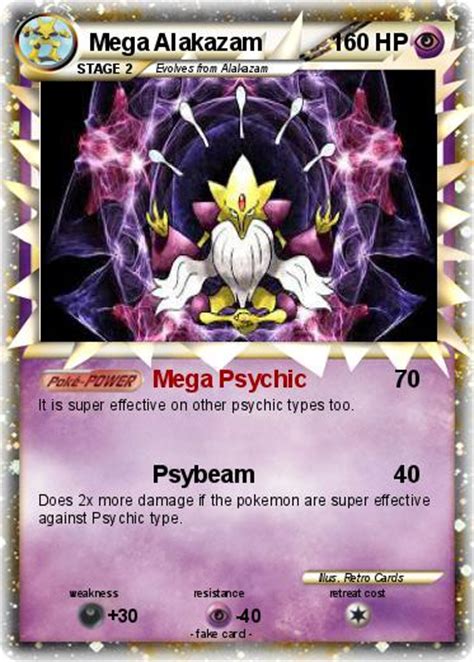 Pokémon Mega Alakazam 43 43 Mega Psychic My Pokemon Card
