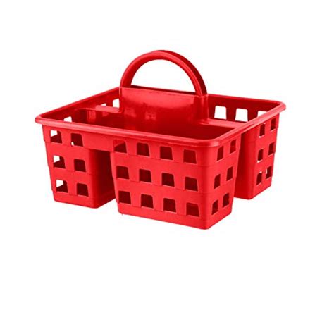 Buy Plastic Utility Caddy Kitchen Cleaning Tool Organiser With Handle