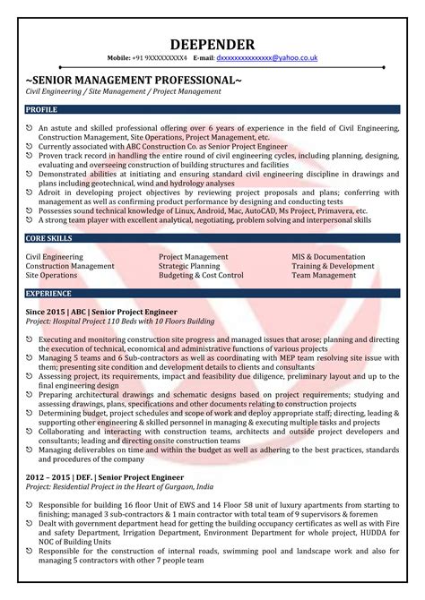 Sample resume for an entry level civil engineer monster com. Civil Engineer Sample Resumes, Download Resume Format Templates!