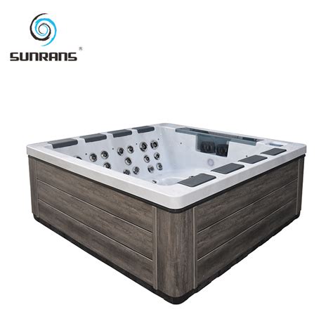 Sunrans Newest Large Size Balboa Massage Spa Outdoor Hot Tub For 6 8