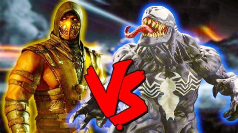 Scorpion Vs Venom Army Epic Battle Mortal Kombat Costume Skin Mod