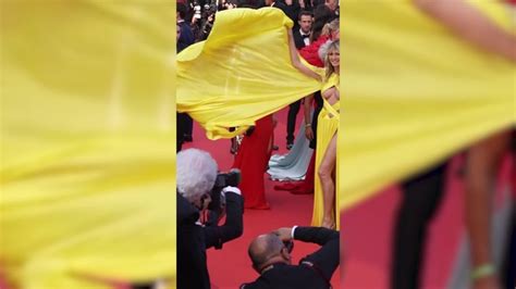 El Descuido De Heidi Klum Con Su Vestido En Cannes Marcatv