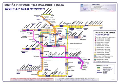 ZET Zagreb Tram Map Expat In Croatia
