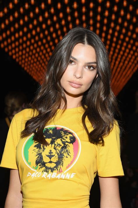 Emily ratajkowski is known as model and actress who starred in the popular blurred lines music video and appeared on icarly from 2009 to 2010. EMILY RATAJKOWSKI Arrives at Paco Robanne Show at Paris Fashion Week 09/27/2018 - HawtCelebs