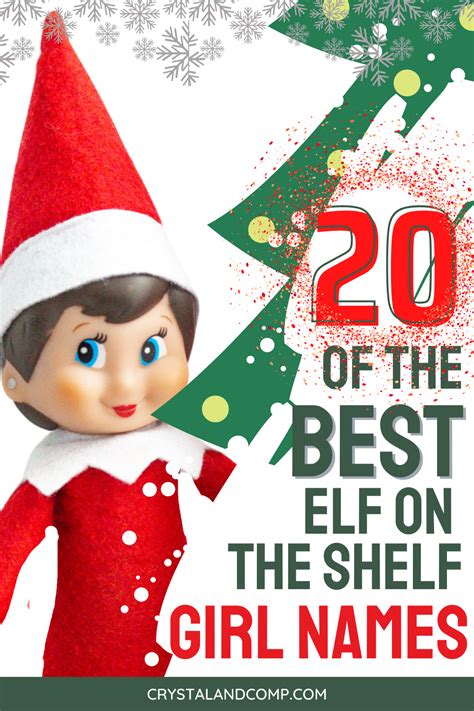 20 Elf On The Shelf Girl Elf Names Youll Love