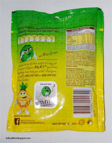 Lolly Addict Australian Confectionery Reviews Mars Mandms Pineapple