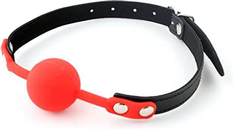 Hnh Gag Ball With Red Silicone Gag Health And Personal Care