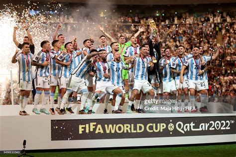 Lionel Messi Of Argentina Lifts The Fifa World Cup Qatar 2022 News Photo Getty Images
