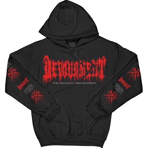 Devourment Pure Apocalyptic Embludgeonment Hoodie Pre Order Reality Fade Merch