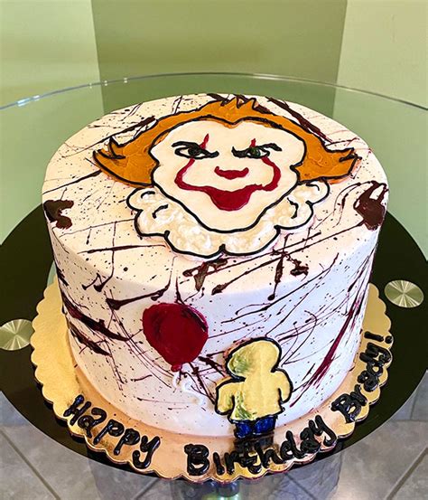Scary Clown Layer Cake Classy Girl Cupcakes