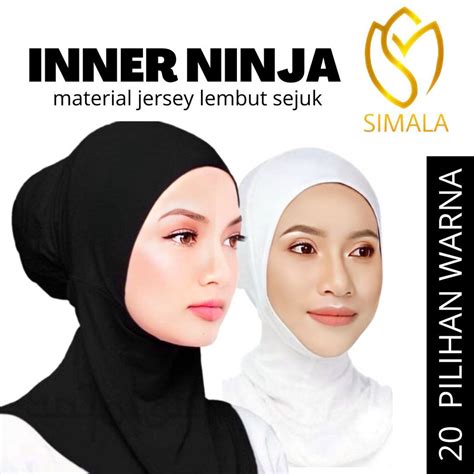 Inner Tudung Ninja Ready Stock Inner Tudung Full Neck Selesa Murah