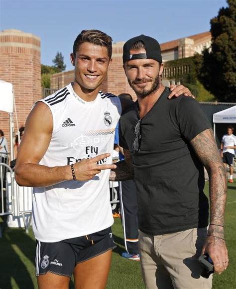 David Beckham Cristiano Ronaldo Not At Lionel Messis Level Soccer