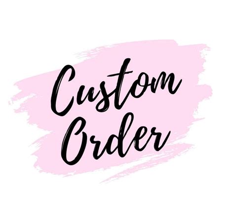 Custom Order Etsy