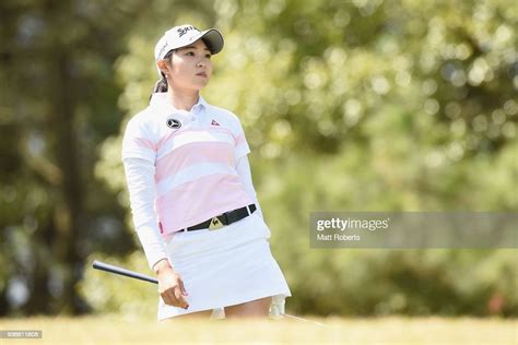 Momoka Miura Of Japan Watches Her Tee Shot On The 2nd Hole During The