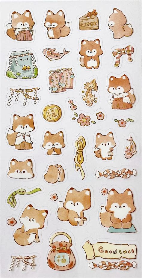 An Assortment Of Stickers With Animals On Them