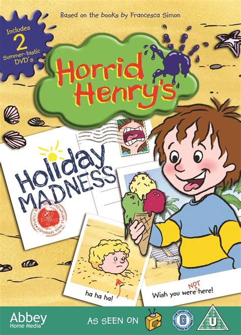 Horrid Henrys Holiday Madness Double Dvd Pack Uk Dvd And Blu Ray