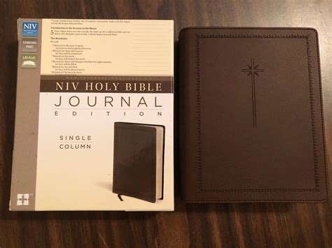 Personalized Niv Journal The Word Bible Brown Duotone Custom