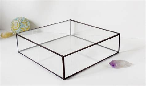 10 X 10 Glass Box Large Glass Display Box Glass Etsy