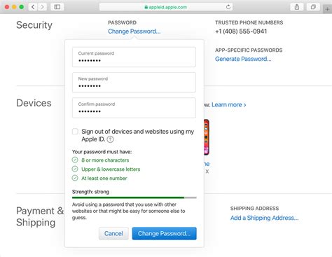 Anda juga dapat mengatur ulang kata sandi untuk mendapatkan kembali akses. Замена пароля apple id