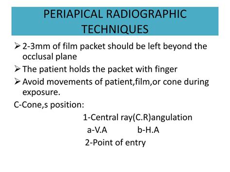 Ppt Radiographic Techniques Powerpoint Presentation Free Download