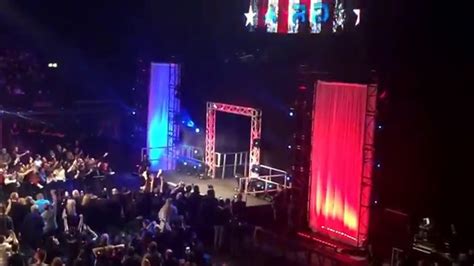 Kurt Angle Entrance Tna Wembley Arena 290116 Youtube