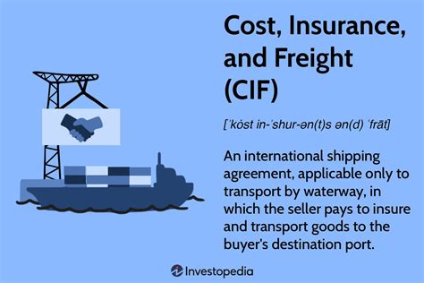 Cost Insurance And Freight Cif Definition Rules And Example