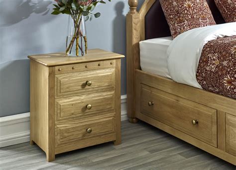 Wooden Bedside Cabinet With Secret Drawer Handmade In The Uk
