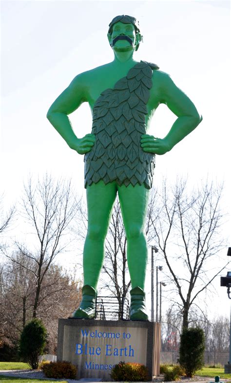 Blue Earths Jolly Green Giant Goes Mustachioed For Mens Health Twin