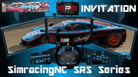 Assetto Corsa SRS SimracingNC Series Invitation YouTube