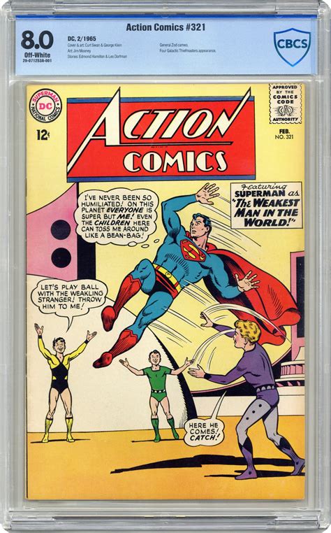 Action Comics 1938 Dc 321 Cbcs 80