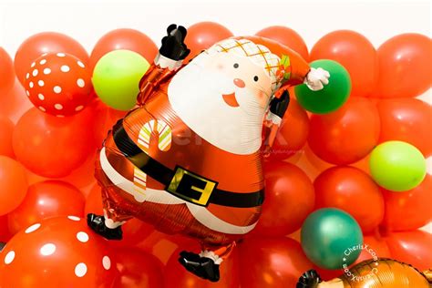 A Christmas Theme Balloon Backdrop For Your Party In Delhi Ncr Delhi Ncr