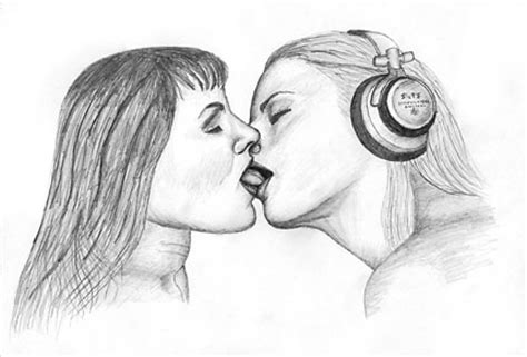 14,565 kissing lips clip art images on gograph. SITO Artchive: 'Two girls kissing' by Adam Zajakala
