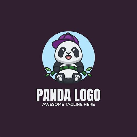 Premium Vector Panda Mascot Logo Design