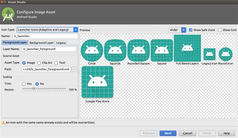 Makeappicon is also an android icon generator for developers. Android app icon for different build version - Stack Overflow