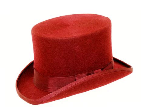 Maroon Wool Top Hat Denton Hats