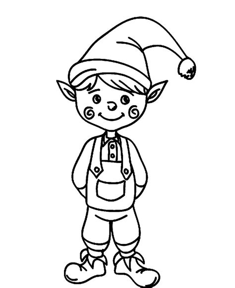 Elf Coloring Pages For Adults At Getdrawings Free Download