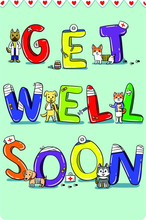 Examples use your superpowers and get well soon! Get Well Soon, Edible Crunch Card for Dogs, Unique Get ...